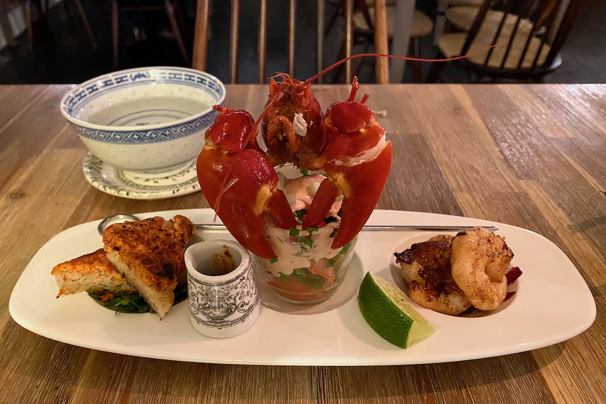 Medley of Local Crayfish and Tiger Prawns