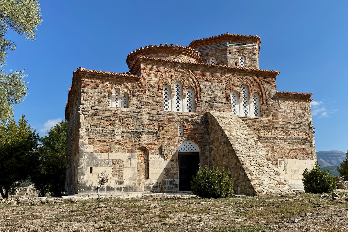 Mesopotami Byzantine Monastery near Saranda in Albania