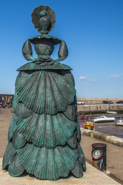 Mrs Booth on the Harbour Arm in Margate, Thanet in Kent