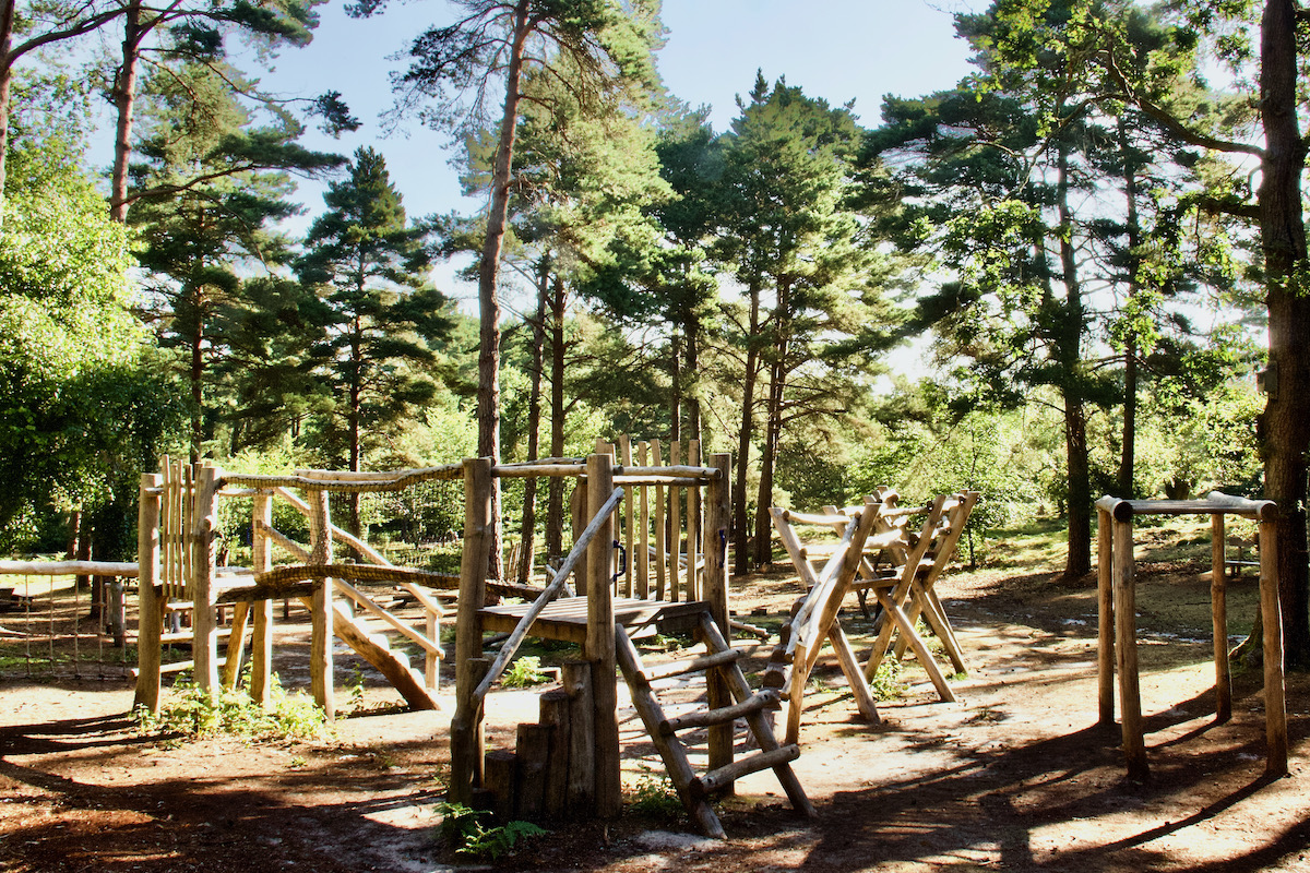 Natural Adventure Playground on Brownsea Island in Dorset
