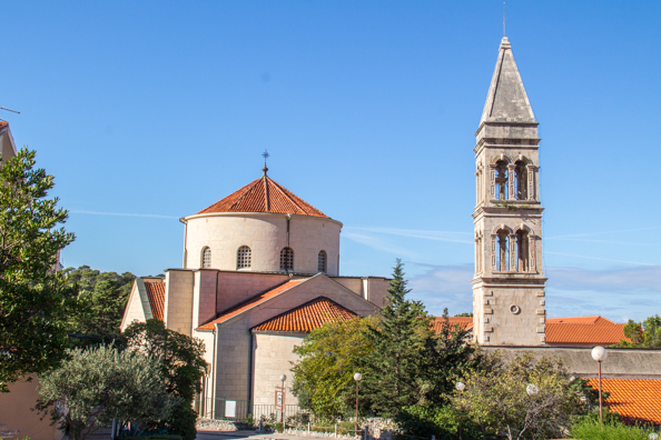 New church of the Franciscan Monastery in Makarska in Croatia