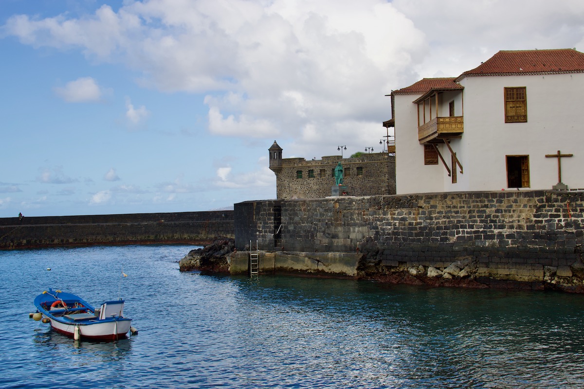 Old Fishing Port and Seventeenth Century Customs House in Puerto de la Cruz, Tenerife