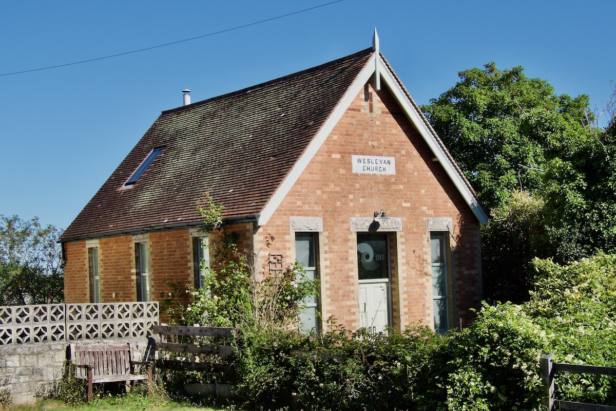 Old Wesleyan Chapel in Studland Village in Dorset