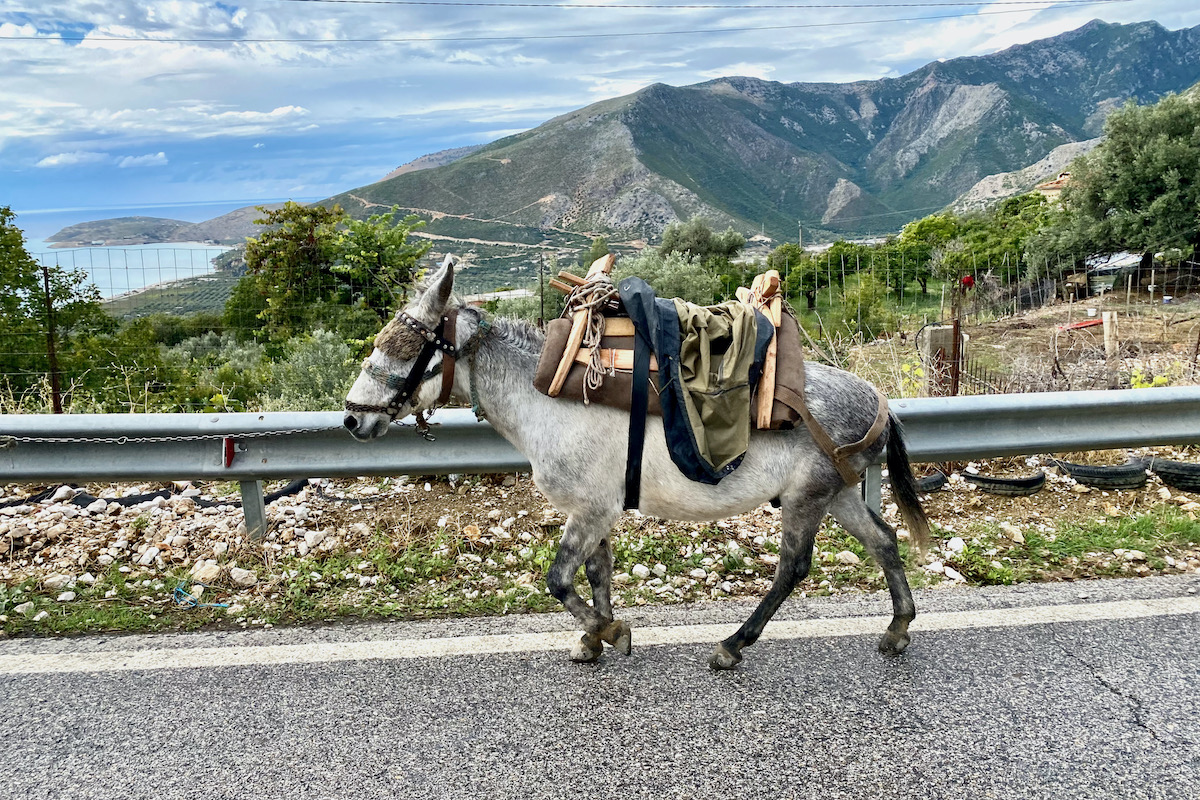 On the Road to Saranda in Albania