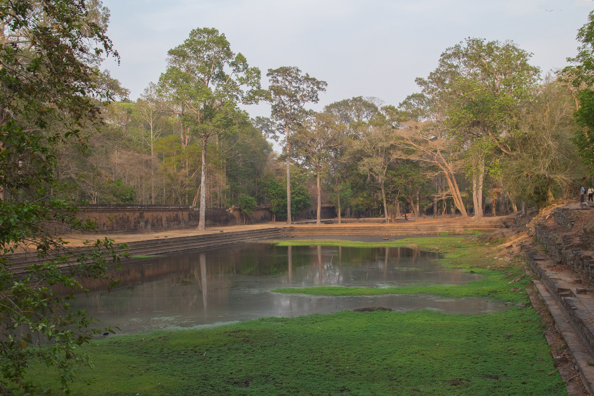 One of the pools in the Royal Enclosure of Angkor Thom, Siem Reap in Cambodia