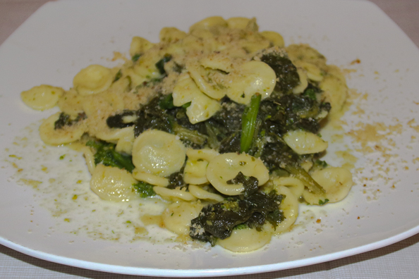 Orecchiette con le cime di rapa - (Pasta with turnip tops - the Puglian signature dish