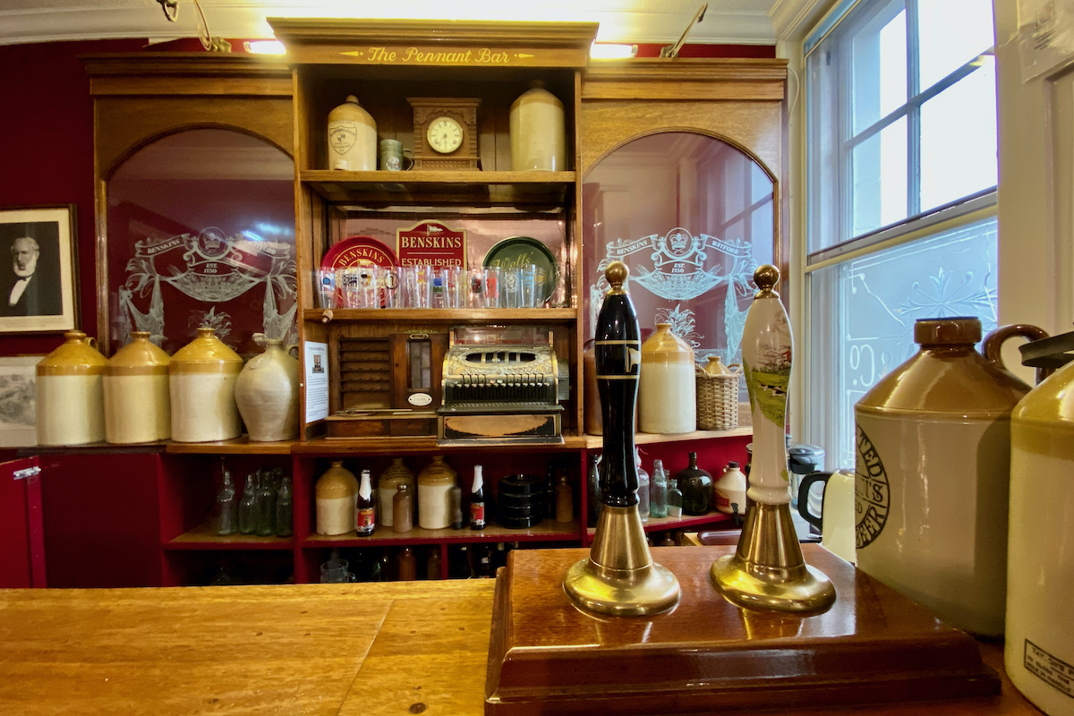 Original Pennant Bar in the Watford Museum