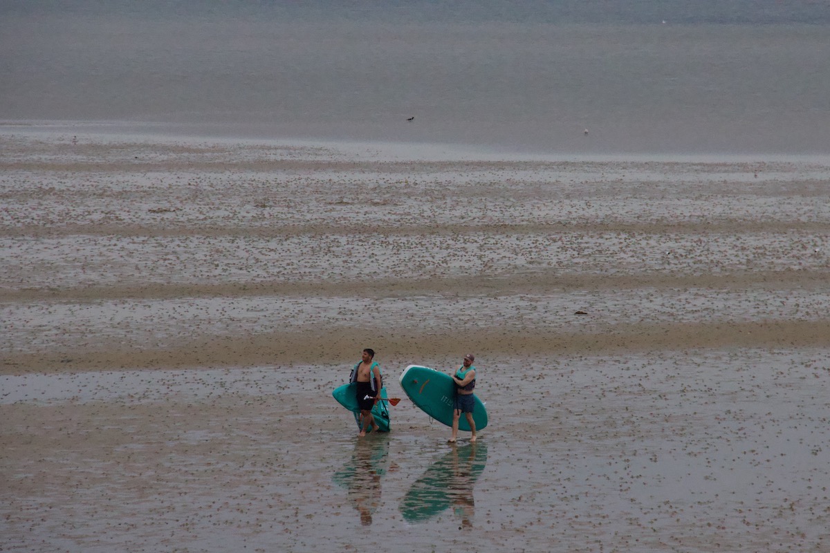 Paddle Boarders in Poole Harbour, Dorset