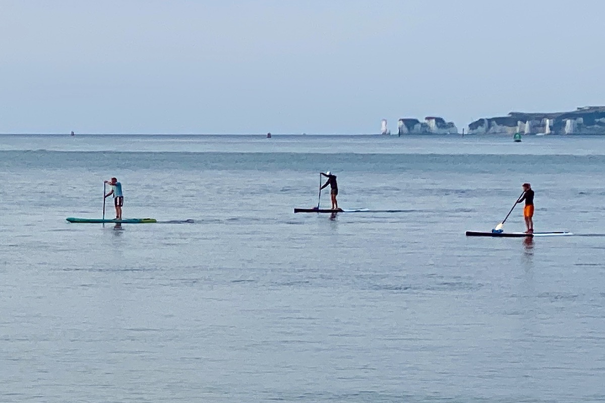 Paddle Boarders in Poole Harbour, Dorset