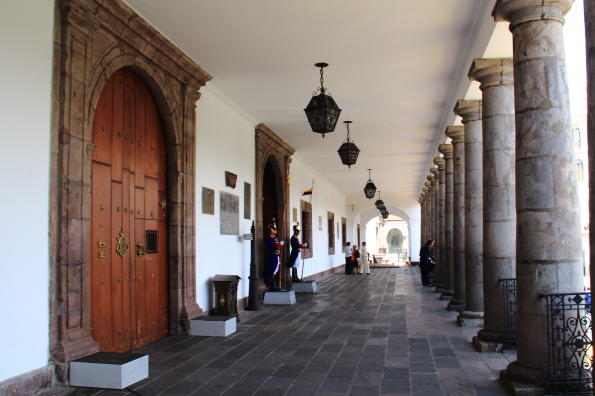 Palacio del Gobierno in Quito Ecuador
