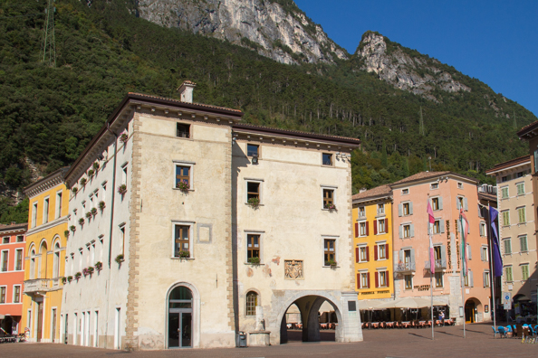 Palazzo Municipale Riva del Garda on Lake Garda in Italy