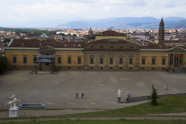 Palazzo Pitti from the Boboli Gardens in Florence, Tuscany
