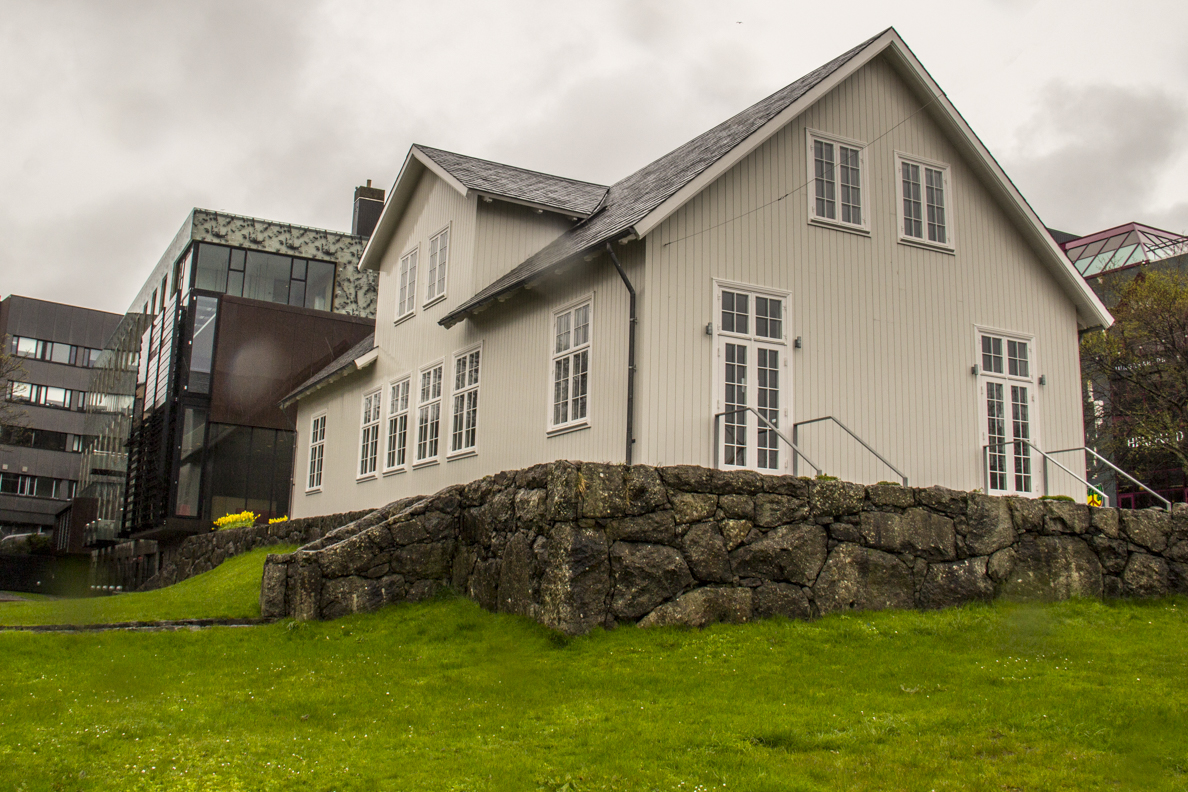 Parliament building in Tórshavn capital of the Faroe Islands7176