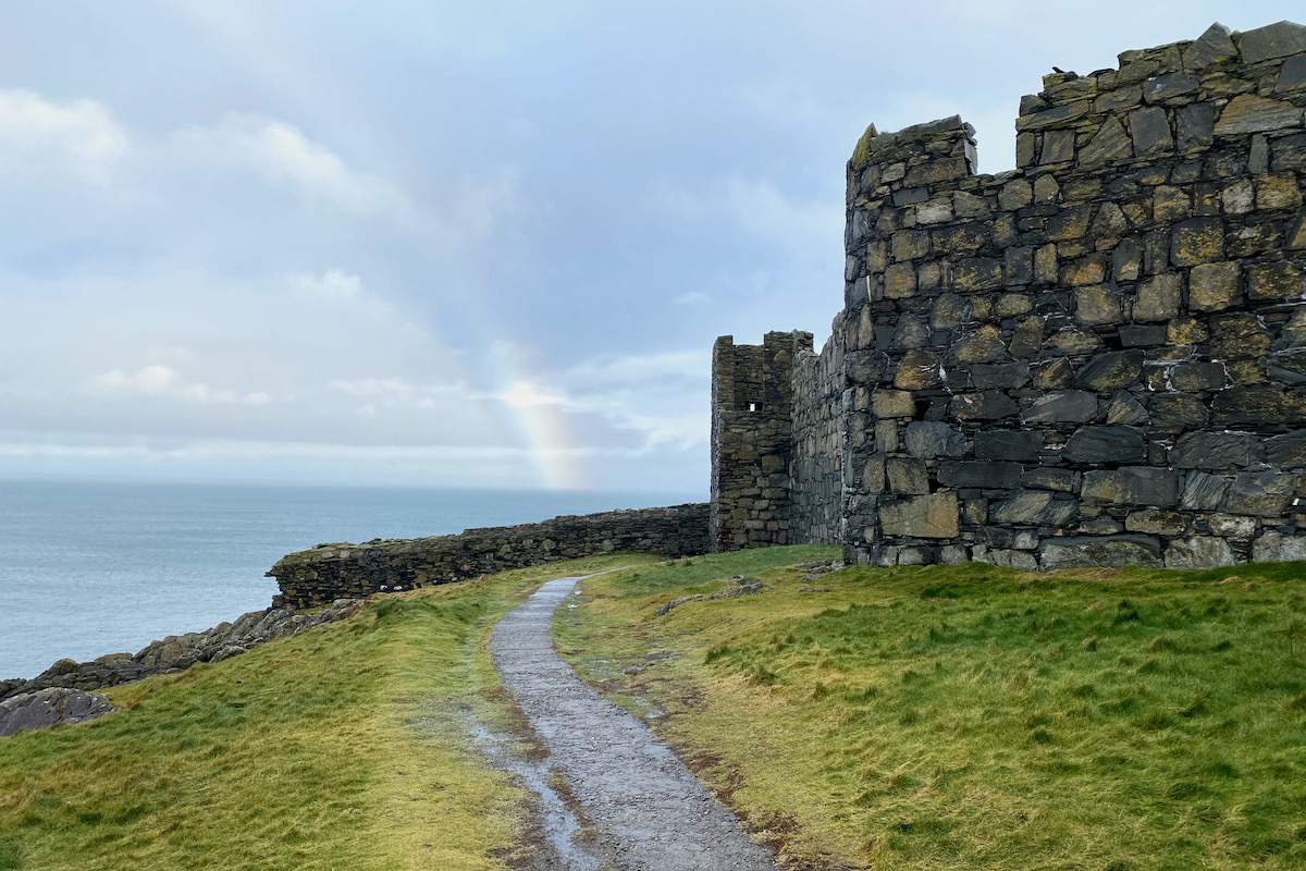 Peele Castle in Peele on the Isle of Man
