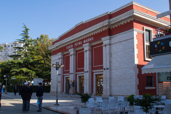 Petro Marko Theatre in Vlora, Albania