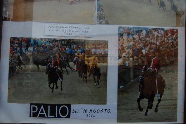 Photographs of the Palio in Sie na, Tuscany in Italy