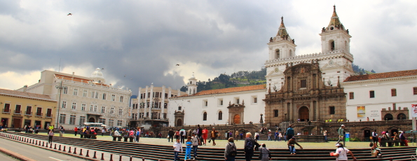 Plaza San Francisco Quito Ecuador