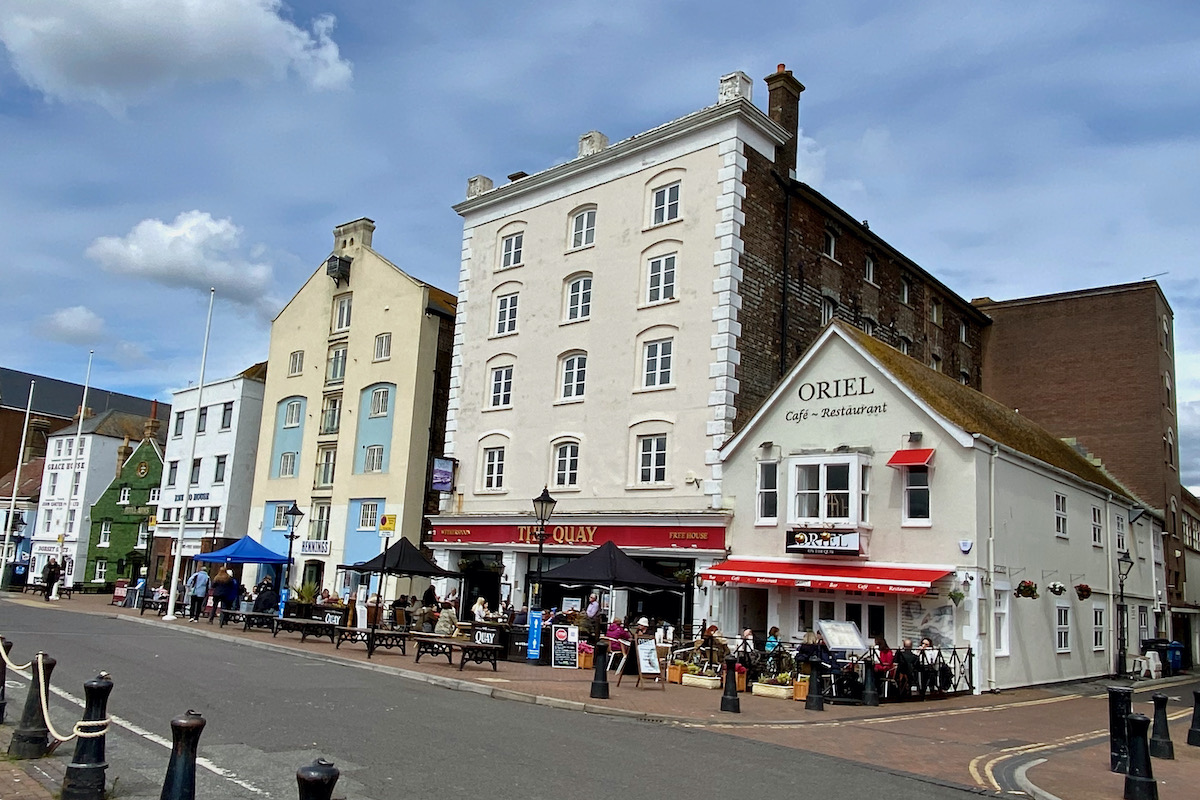 Poole Quay in Dorset Opens Up Again