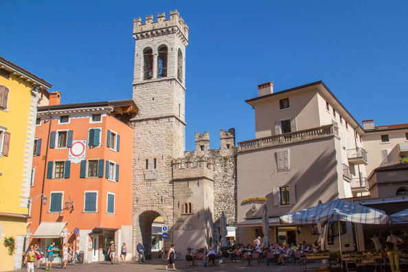 Porta San Michele in Riva del Garda on Lake Garda in Italy