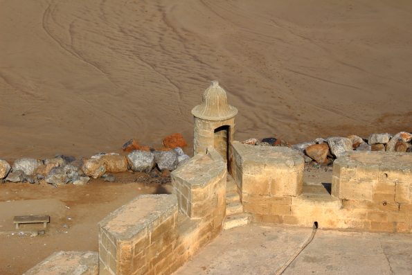 fortifications at the edge of the Kasbah Oudaia in Rabat Morocco