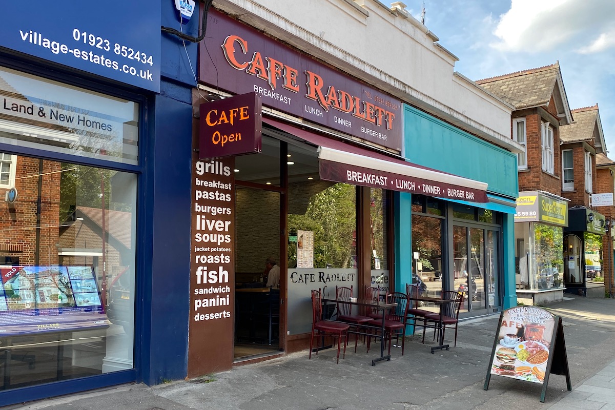 Radlett Café in Radlett, Hertfordshire