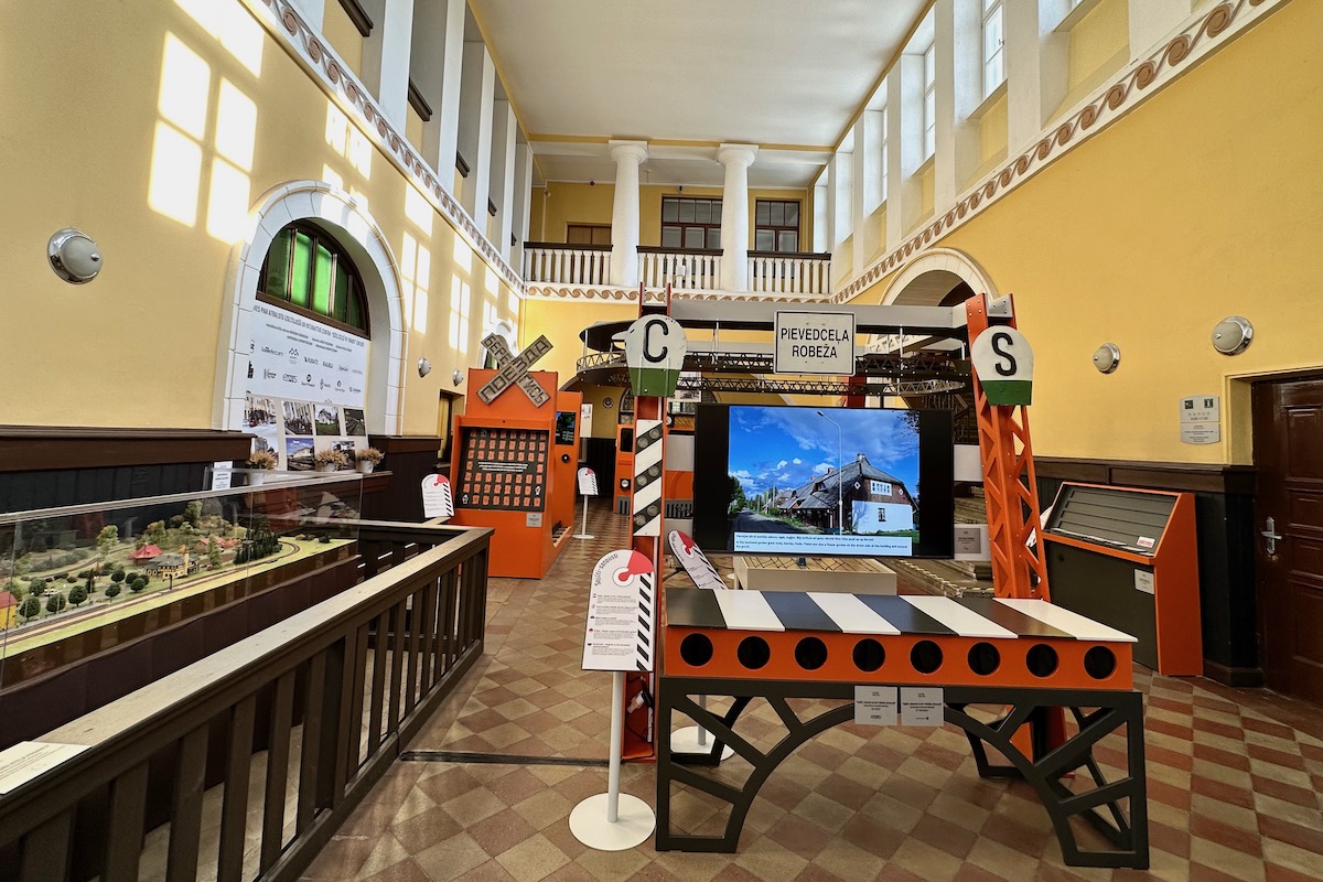 Railway and Steam Educational and Interactive Centre in Gulbene, Vidzeme in Latvia