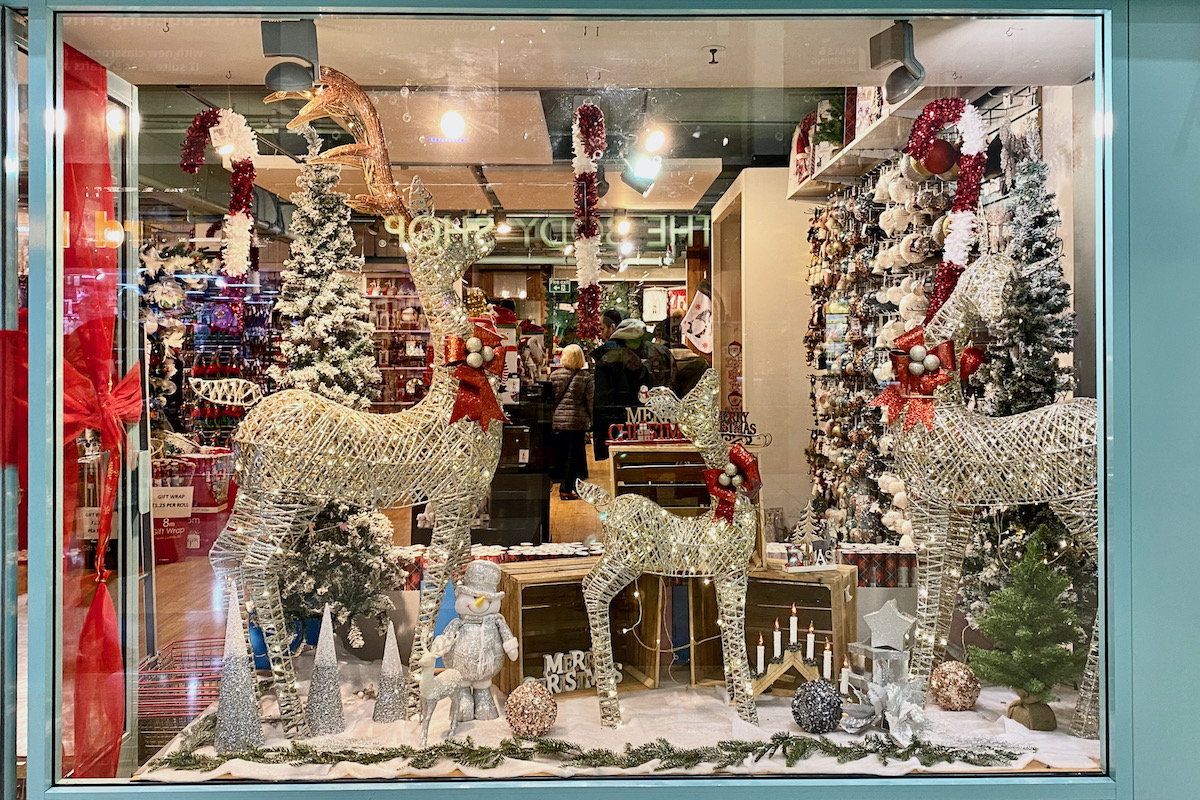Reindeers Rule in Christmas Decorations in Poole, Dorset