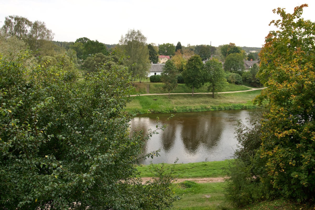 River Gauja in Valmiera, Vidzeme in Latvia