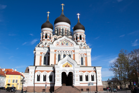 Russian Alexander Nevsky Cathedral in Tallinn, Estonia