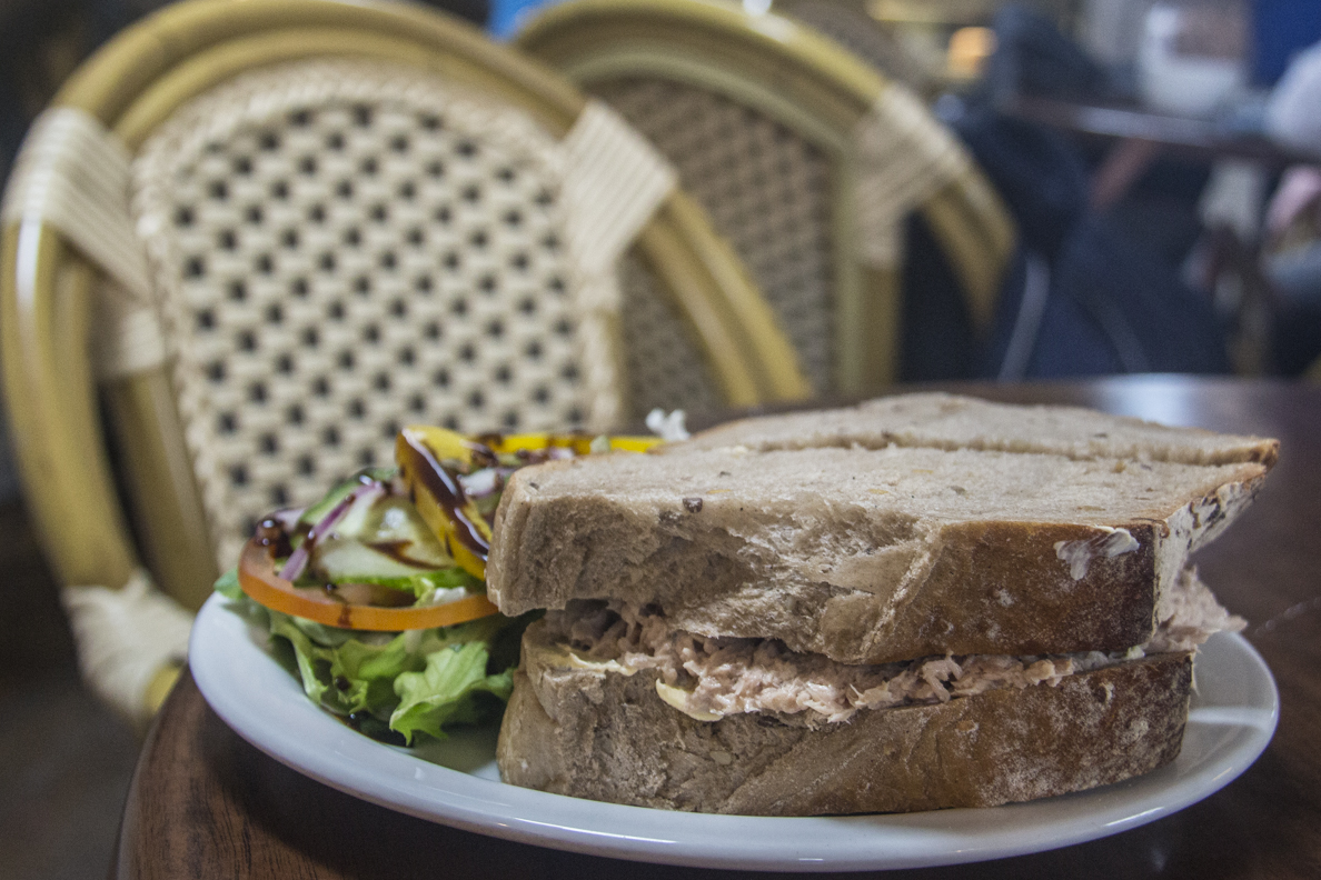Rustic sandwich at ... in St David's, Pembrokeshire in Wales    5870