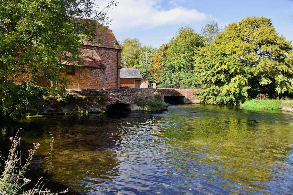 Sadler's Mill on the River Test in Romsey, Hampshire