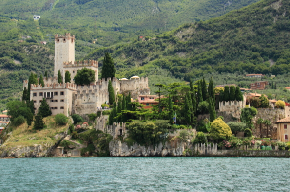 Scaglieri Castle at Malcesine on Lake Garda