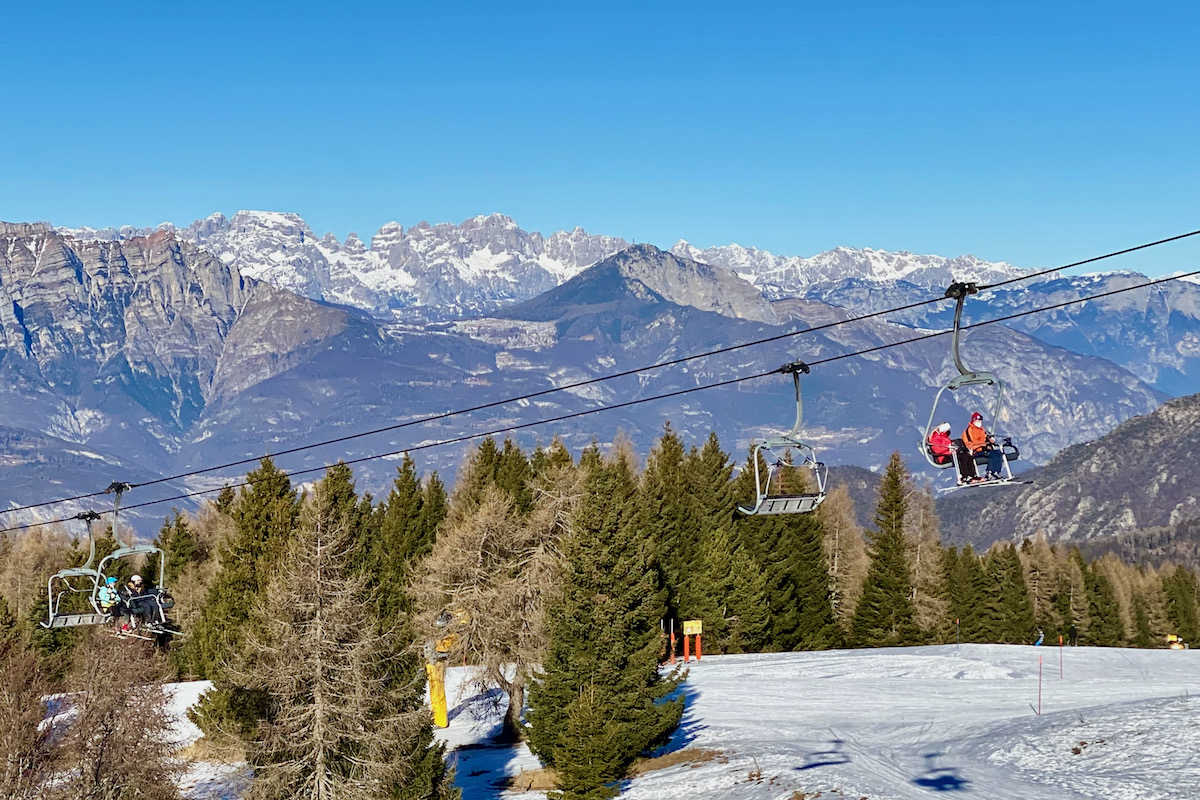 Serrada Ski Area in Folgaria, Italy