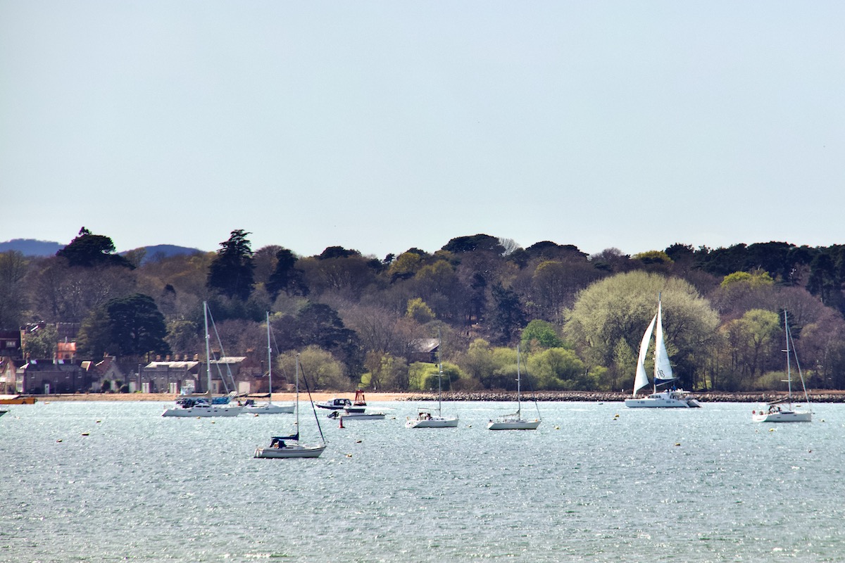 Setting Sail in Poole Harbour, Dorset