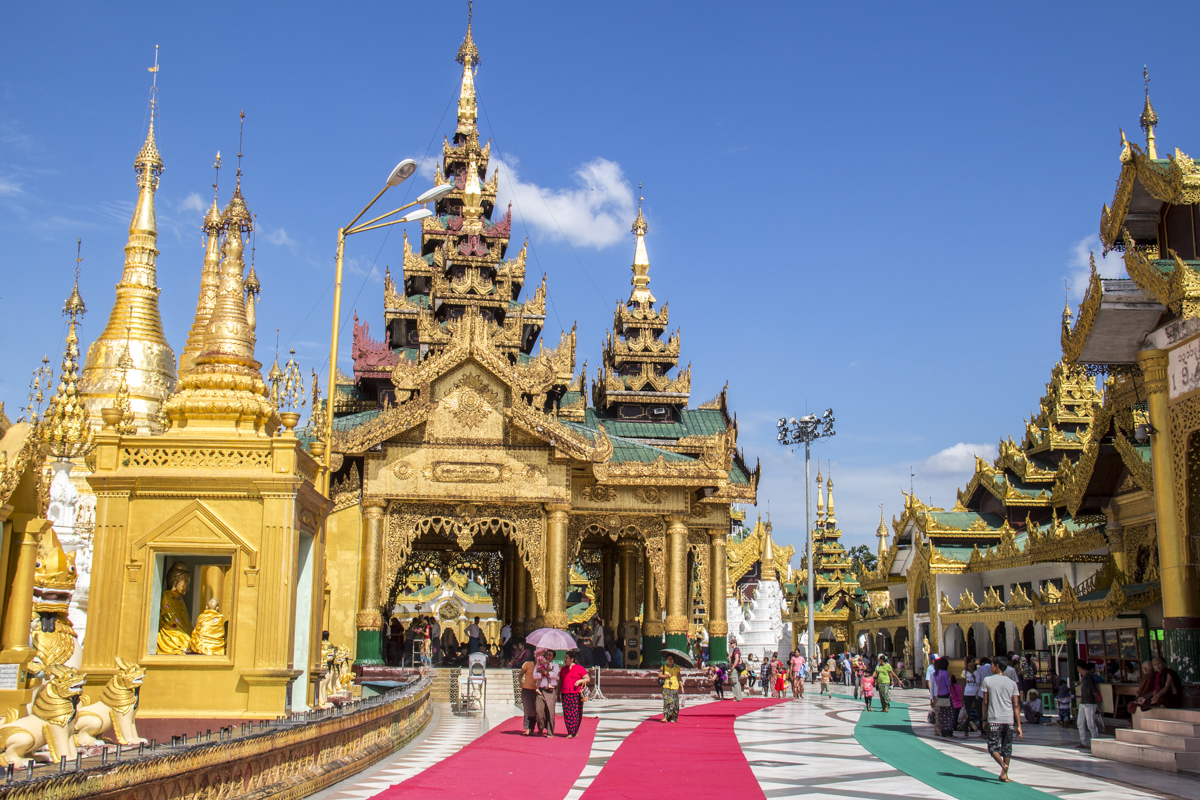 Shwedagon Paya in Yangon capital of Myanmar  3678