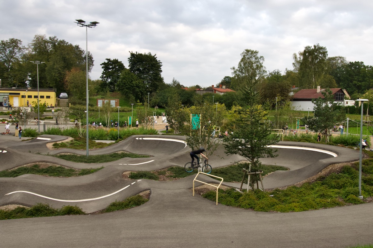 Skate Park in Valmiera, Vidzeme, Latvia