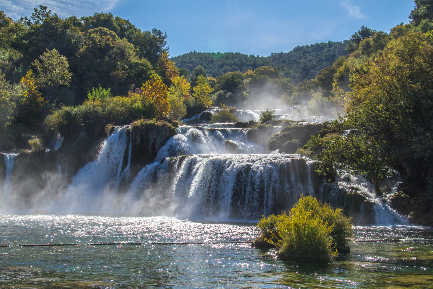 Skradinski buk waterfall in Krka National Park, Croatia  69