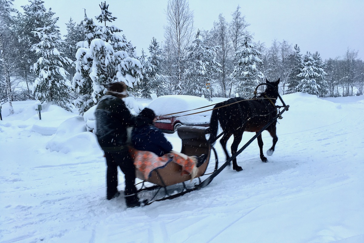 Sleigh Ride in Finland