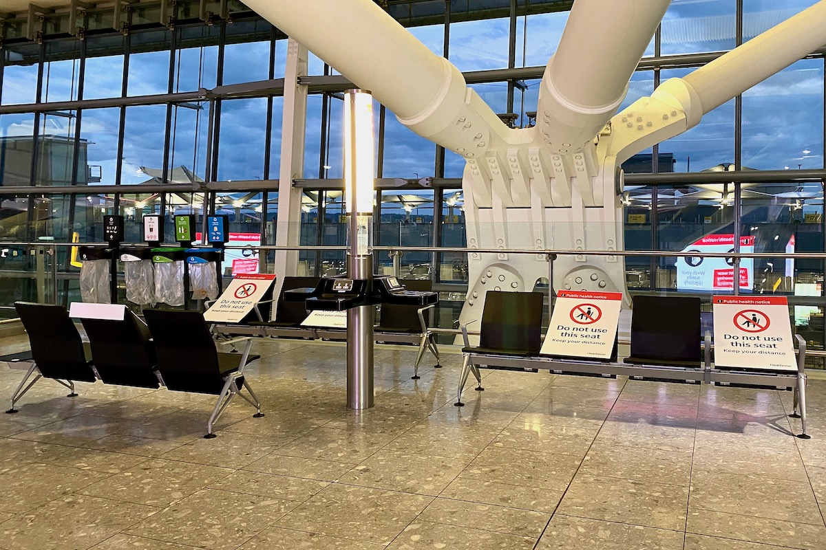 Social Distancing at Heathrow, Terminal 5