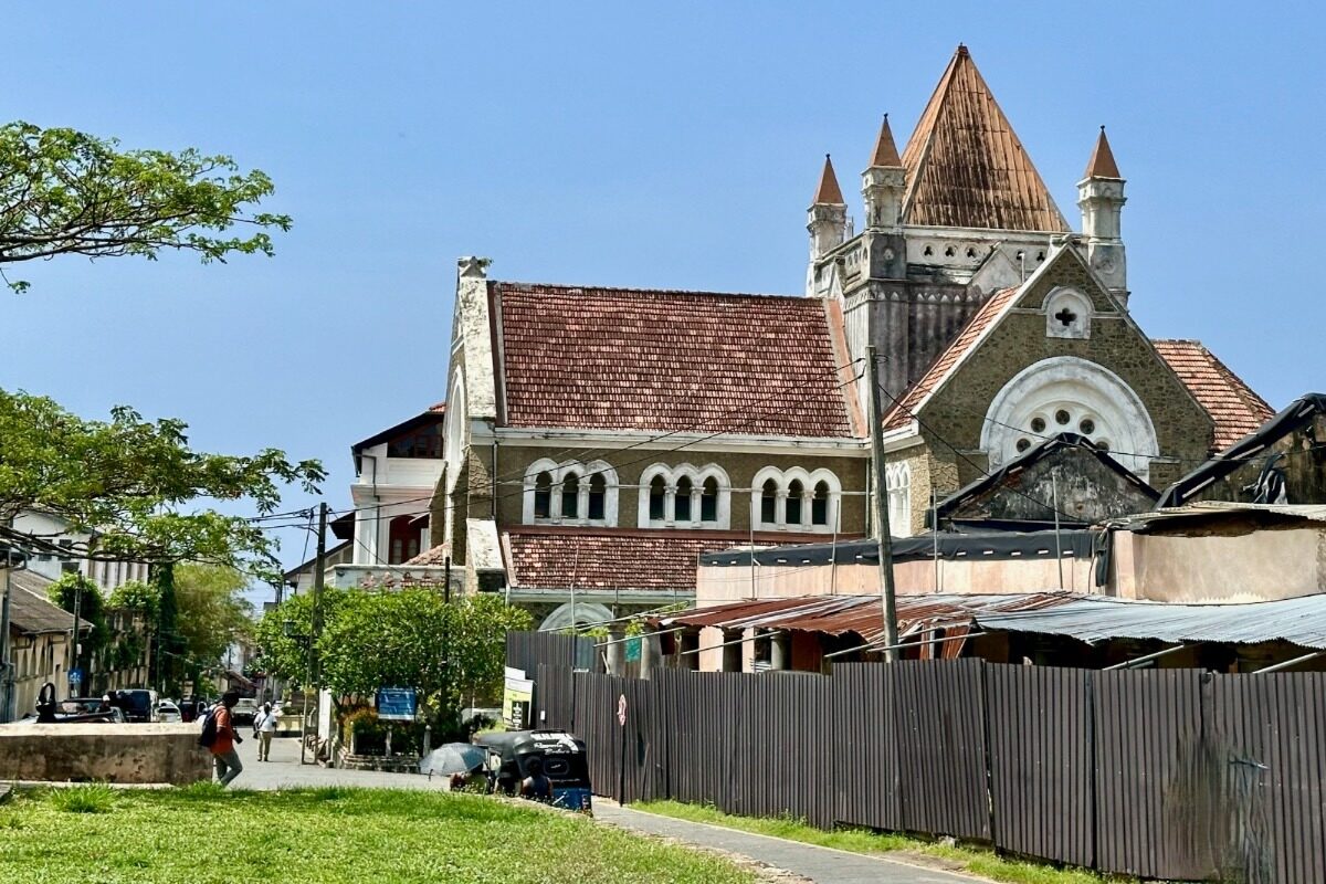 All Saints' Church inside Galle Fort in Galle, Sri Lanka