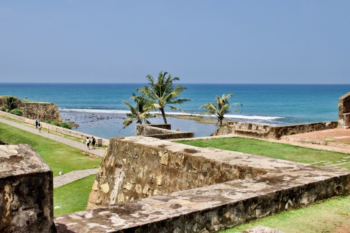 Ramparts of Galle Fort in Galle, Sri Lanka