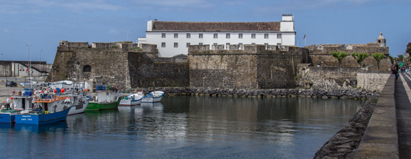 St Blaise Fort in Ponta Delgada on the Island of São Miguel in the Azores