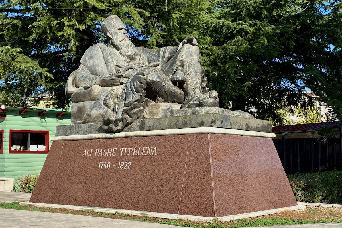 Statue of Ali Pasha in Tepelene, Albania