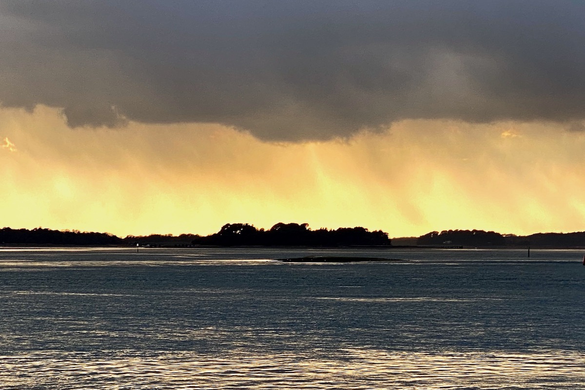 Storm Clouds Gather over Poole Harbour in Dorset