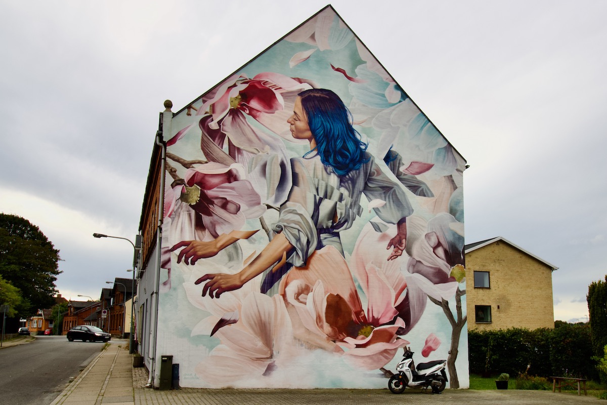 Street Art in Brædstrup Kystlandet Denmark