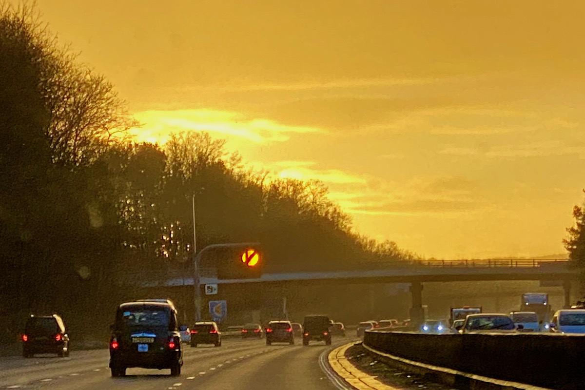 Sun Setting Over  The M3