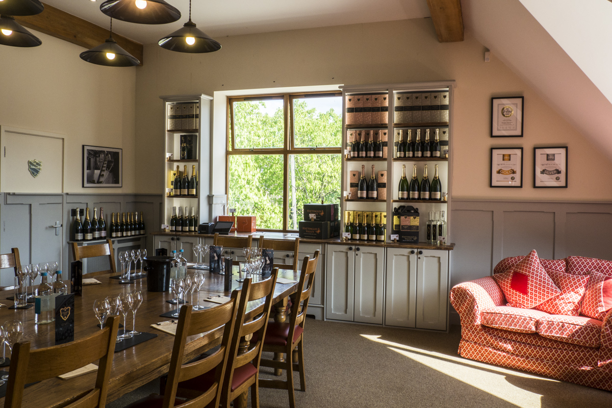 Tasting Room at Hattingly Valley Vineyard in the Test Valley in Hampshire  4293515