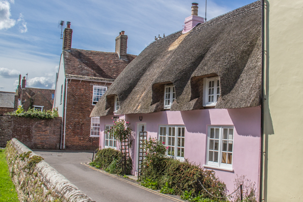 Thatched cottage in Wareham, Dorset, UK