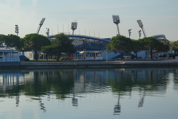 The ATP Stadium at Umag on the Istrian Coast in Croatia