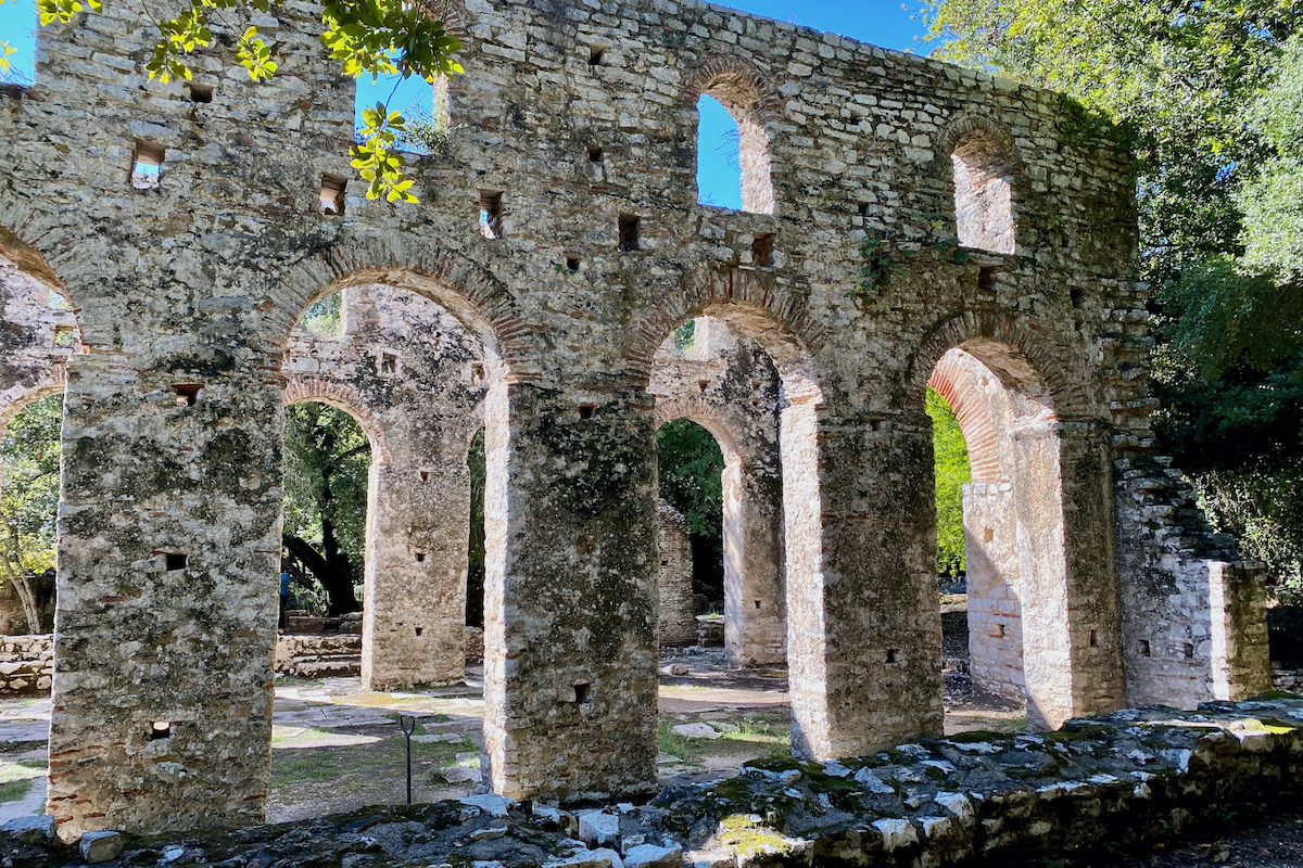 The Baptistry at Butrint in Albania